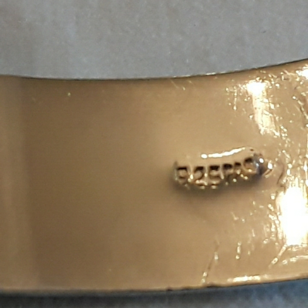 925 Silver Braided Cuff Bracelet - image 4